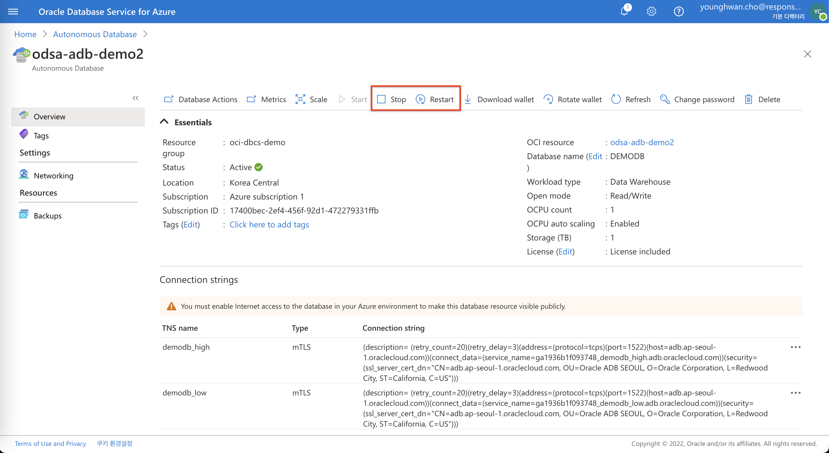 ODSA ADB Backup #1