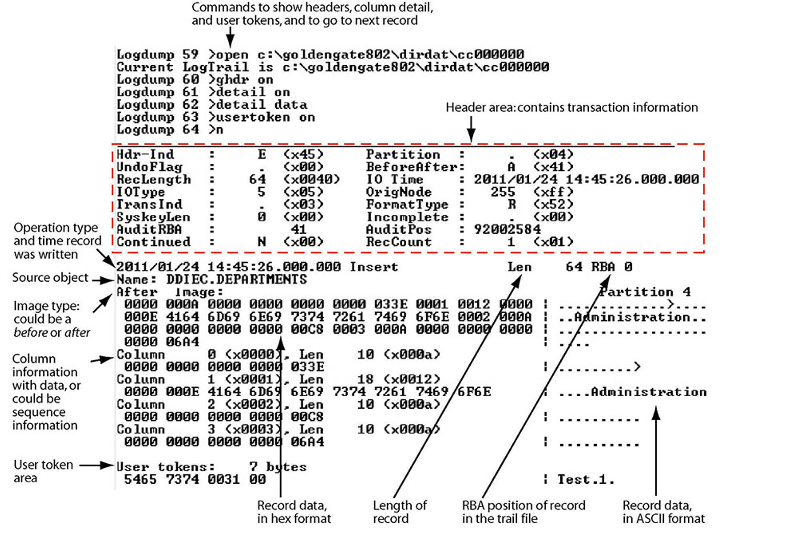 Trail File example